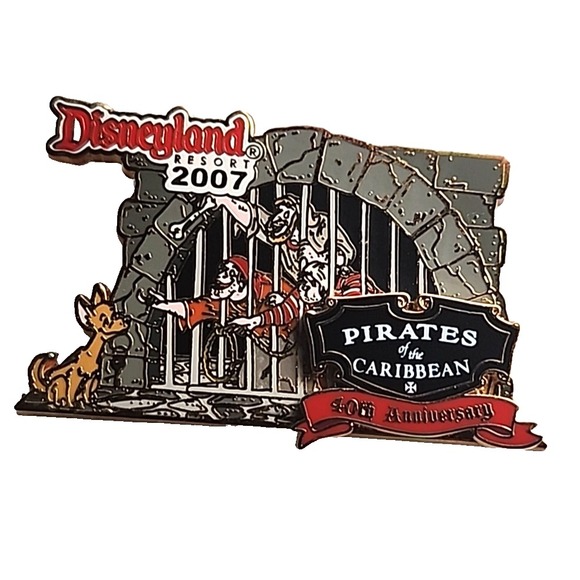 Disney Jewelry - Disney Pin Pirates of the Caribbean 40th Marc Davis Dog Jail Keys LE 250 52948